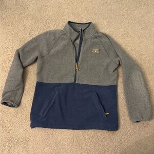 L.L. Bean half zip fleece